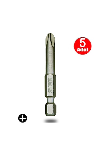 Aletçantam Gfb Bits Yıldız Uç Vidalama Matkap Ucu Ph3 X 50mm - 5 Adet