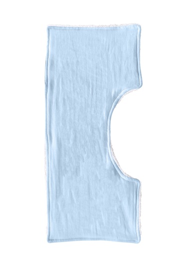 Müslin-havlu 2'li Çift Yönlü Omuz Bezi Gaz Çıkarma Bezi M-beyaz Beyaz - Mavi