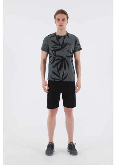 Maraton Sportswear Regular Erkek Basic Siyah Şort 21042-siyah