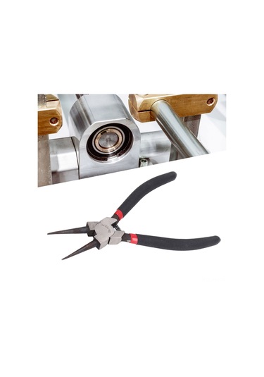 Ximistore9 Karbon Çelik İç Doğru İpler Kaldırıcı, Kauçuk Saplı 7 İnç, Sabit Halkalar İçin Sk-112-7c