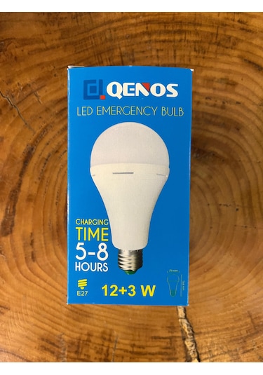 Qenos 12+3 Şarjlı Led Ampul