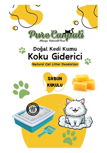 Purecanpati Kedi Kumu Koku Giderici Marsilya Sabun Kokulu