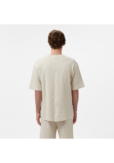 Unıted4 Örme Comfort Erkek Gri Tişört Akıta Gri