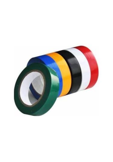 İnox Elektrik Bandı Renkli Uzun Kaliteli Karşık - 3 Adet