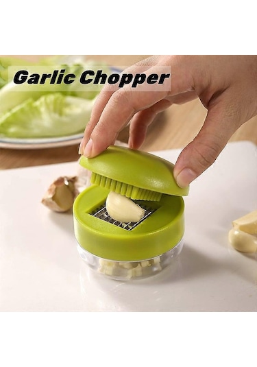 Sarımsak Doğrayıcı - El Presi Sarımsak Presi - Mutfak Aletleria Siyah