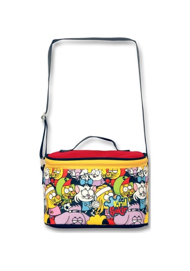 Kral Şakir Karakterler Isı Yalıtımlı Beslenme Çantası Ve Kalemlik Seti - Sarı - Erkek Çocuk