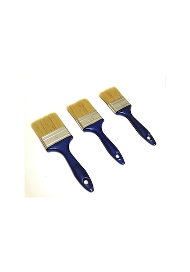 Asemu Kestirme Boya Badana Fırçası Tüm Numaralar Plastik Saplı