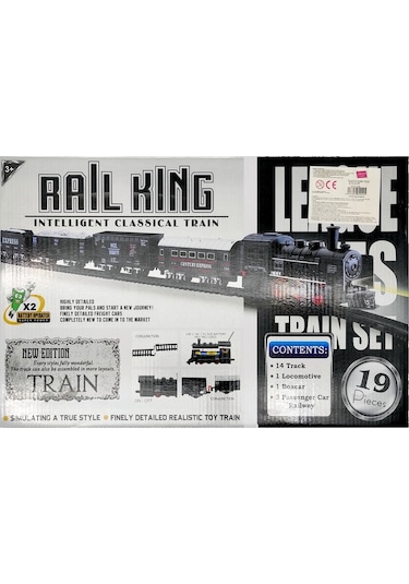 Ethem Oyuncak Siyah Tren Seti Büyük Boy Tl06