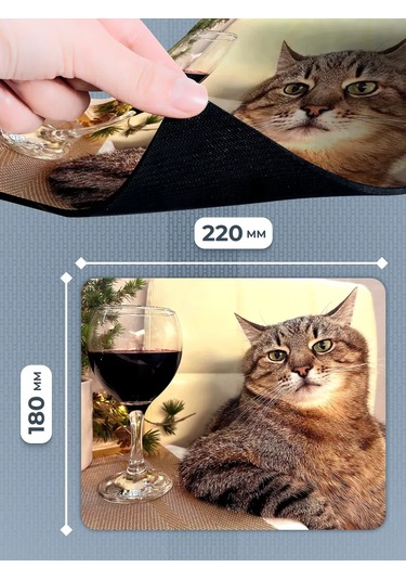 Posuta Küçük Kedi Memleri Fare Pad Oyun Paspası 387664192