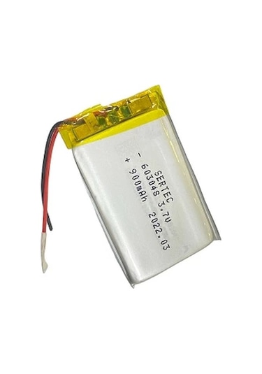 603048 3.7v 900 Mah Li-polymer Pil Devreli/1.5a