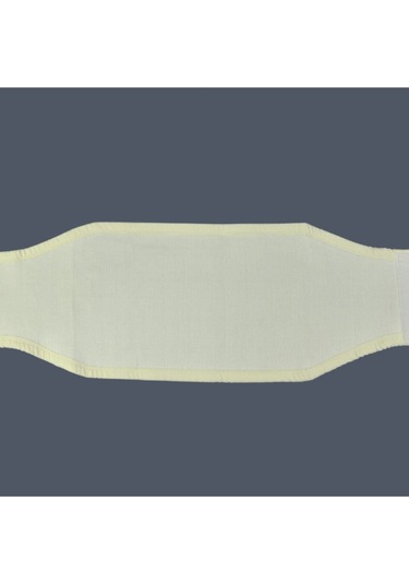 Saf Yün Ortopedik Bel Destekli Cırtlı Korse %100 Angora Siyah