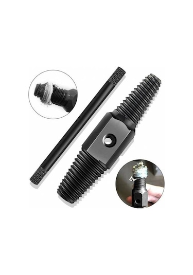 Hasarlı Kırık Musluk Batarya Çıkarma Aleti Kollu Kör Yuva Siyah