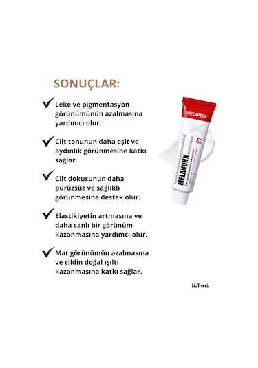Medipeel Melanon X Leke Karşıtı Aydınlatıcı Krem M0088 30 ML