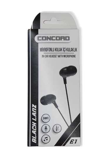 Concord E1 Mikrofonlu Kulak İçi Kulaklık