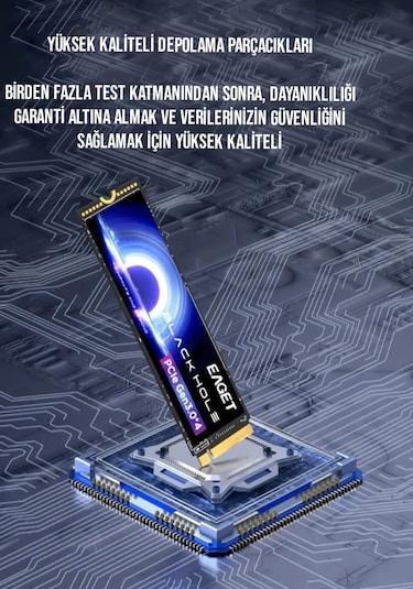 Eaget 3500mbps Yüksek Hızlı M.2 2280 Nvme Ssd Pcle Gen3x4 Hızlı