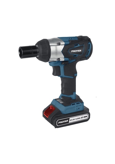 Proter PST460 WS 20 V 4.0 Ah Kömürsüz Darbeli Şarjlı Somun Sıkma Makinası