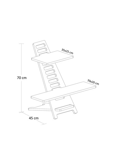 Hanwood Ayakta Çalışma Laptop Standı