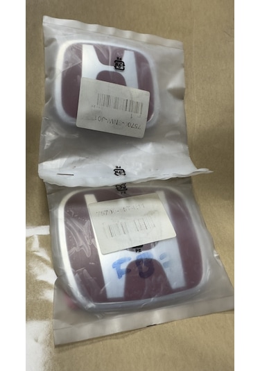 Honda Civic Fb7 Panjur Ve Bagaj Logosu Arması Kırmızı Takım 2 Li