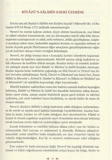 Muhtasar Riyazü's-salihin Ciltli / İmam Nevevi