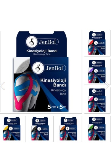 Jenbol Kinezyo Sporcu Bandı Mavi 5 CM x 5 M