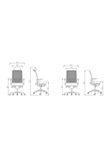 Rapido Rapido Başlıklı, Ergonomik Çalışma Koltuğu A-One