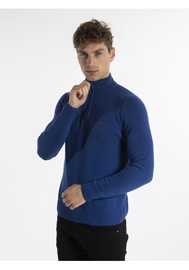 Trussardi Erkek Kazak TRRD003629 Mavi