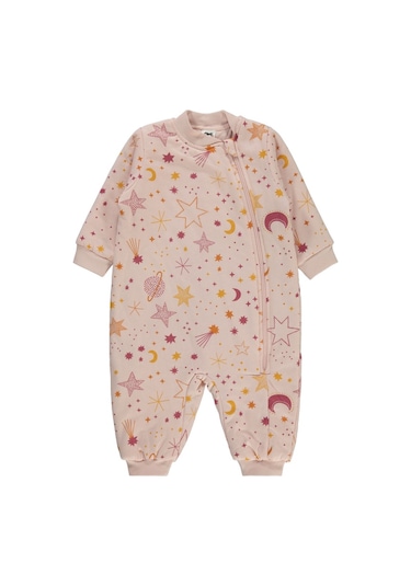 Civil Baby Uyku Kız Bebek Tulumu Pudra 49330F782K31-1 Pudra