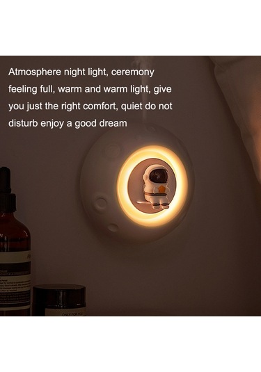 Sones K-1101 Astronot Otomatik Zamanlayıcı Akıllı Aromaterapi Makinesi Küçük Gece Lambasıyla