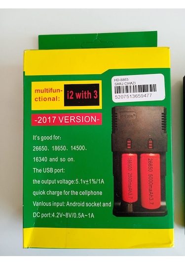 16340 Şarjlı Pil Cr 123 a Pil Şarj Aleti