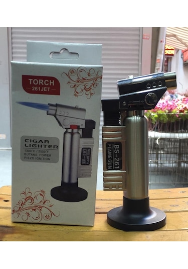 Torch Jet Gazlı Pürmüz Alevli Çakmak Isı Alev Tabancası