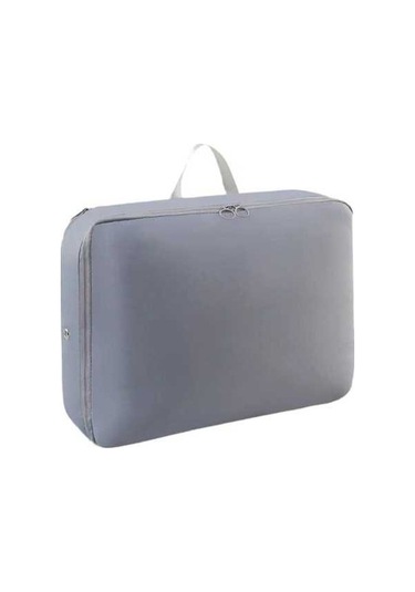 Trendooze Yüksek Kapasite Saklama Çantası, Bagaj Düzenleyici Giyim İç Koyu Gri Koyu Gri