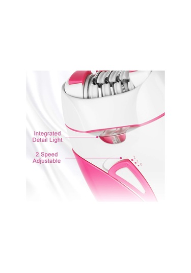 Kadınlar İçin Led Işıklı Elektrikli Epilatör - Kadınların Bacakları, Kolları Ve Yüzleri İçin Kablosuz Epilatör