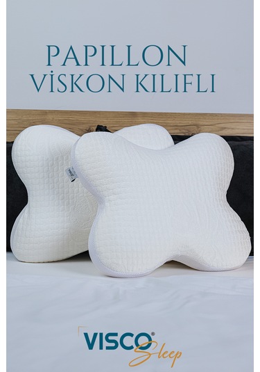Visco Yastık Papillon Ortopedik Yastık 45x50x15 Cm
