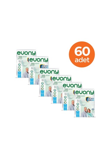 Evony Yetişkin Hasta Bezi M 60 Adet