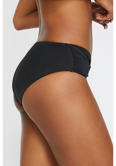 Deep Beach Siyah Beli Geçme Detaylı Alt Bikini Db200453ba 001