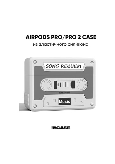 Yamcase Airpods Uyumlu Pro, Pro 2 İçin Gri Karabinalı Kulaklık Kılıfı 185750906 Gri