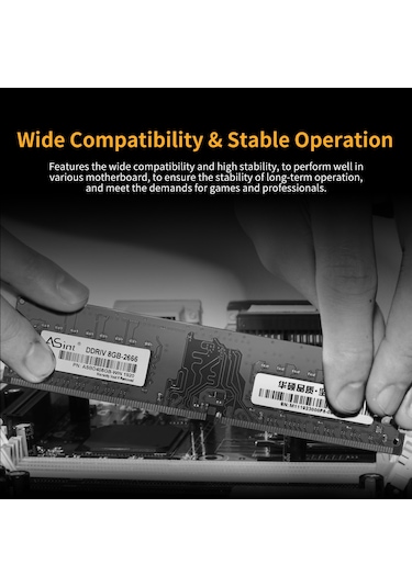 Monyee Asint Ddr3 1600mhz 4gb Masaüstü Ram - Yüksek Performanslı, Düşük Güç Tüketimli