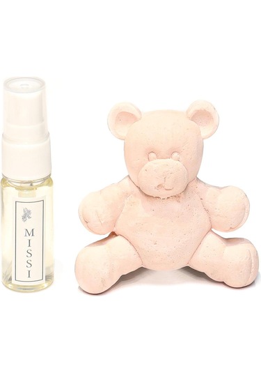 Pembe Ayıcık Taşlı Vanilya Sandal Araba/araç Kokusu 20 Ml Esans İle Birlikte