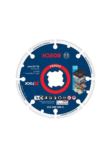 115 Mm X-lock Kesme Diski, Elmas Teknolojisi İle Uzun Süreli Kullanım