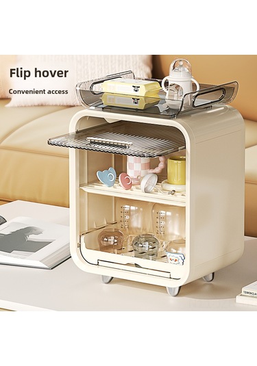 Geeroyoo Bebek Biberon Ve Çerezlikler İçin Su Çıkaran Organizer - Toz Koruyucu, Kolay Temizlenir, Dayanıklı Malzeme İle Ahşaplı Sıralama Kutusu