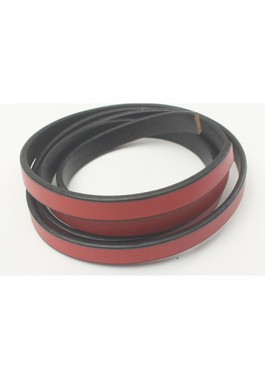 12 Mm Yassı Deri Kayış 2 Metre 12 Mm / Kırmızı