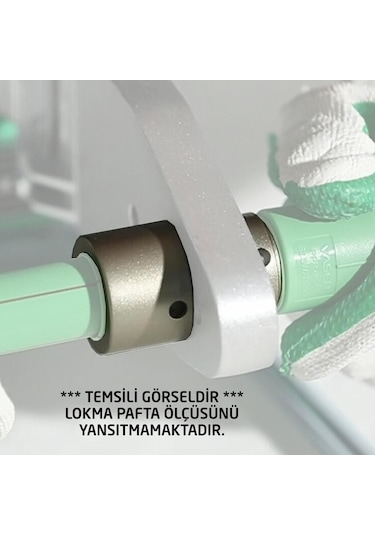 Pprc Plastik Boru Kaynak Makinası Pafta Lokma 25 Mm 3/4"