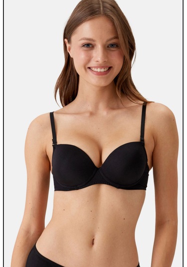 Ten Rengi Destekli Pop Up Dolgulu Sütyen Beyaz