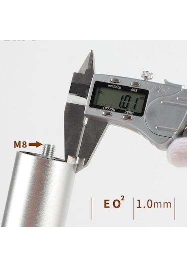 Suntek Magideal 4 Adet Alüminyum Alaşımlı Mobilya Gümüş-6cm