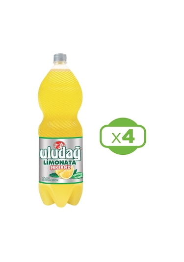 Uludağ Limonata Şekersiz 4 x 2 L