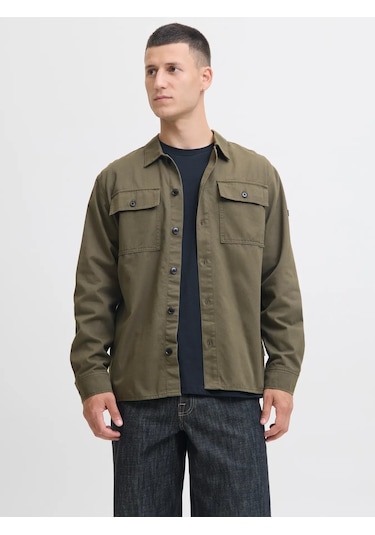 Jack&jones Jcogrid Classic Erkek Gömlek 12284219 Yeşil