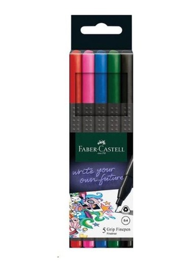 Faber Castell Grip Finepen Klasik 5'li 151604