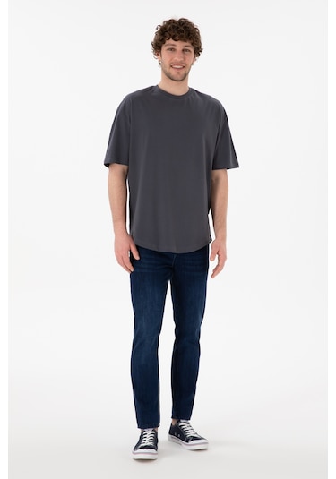 U.S. Polo Assn. Erkek Long Fit Bisiklet Yaka Antrasit Basic Tişört 50305988-VR006 U.S. Polo Assn. Erkek Long Fit Bisiklet Yaka Antrasit Basic Tişört 50305988-VR006