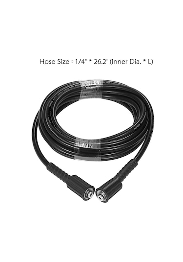 Vkemall 8 Metre 5800 Psı Yüksek Basınçlı Yıkama Makinesi Hortumu - Pvc防爆 Esnek Boru - 22mm-14 İki Uç Bağlantı - Karcher K Serisi Uyumlu