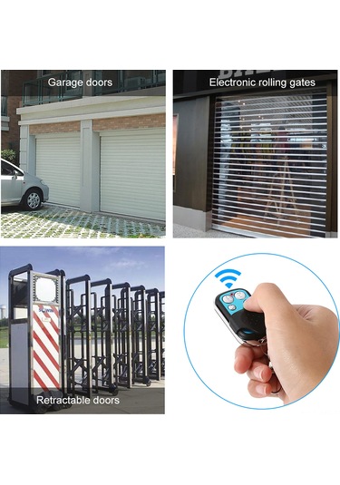 Mufunye 4 Tuşlu Metal Rf Kumanda, 433mhz 1527 Çip, 20m Uzaklıkta Jalet Kapı/gara Kapısı Kontrol, Sonoff 433mhz Ürünleriyle Uyumlu, Im121218034 Modeli